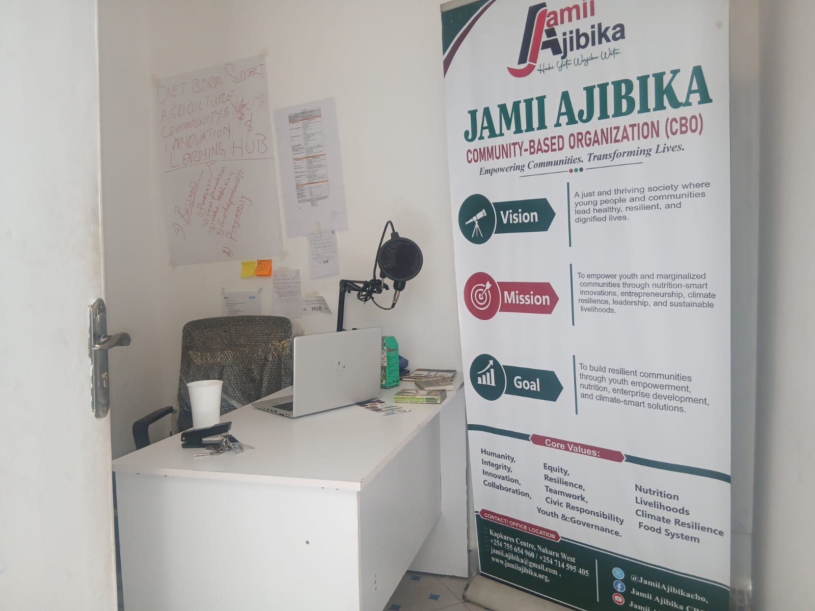Jamii Ajibika youth and community engagement